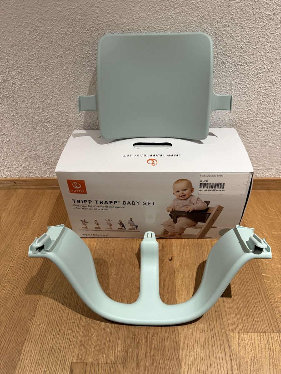 Stokke Seggioloni: Stokke Tripp Trapp Baby Set Soft Mint – Usato da Reiden venduto da Lfachmann
