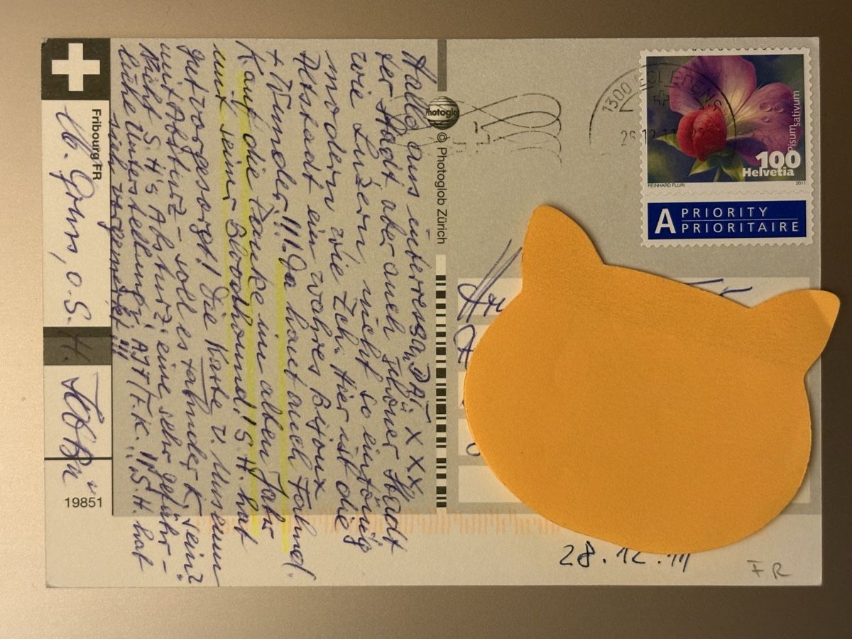 Cartoline postali: AK von Fribourg – Usato da Rümlang venduto da Kartenpost1 1