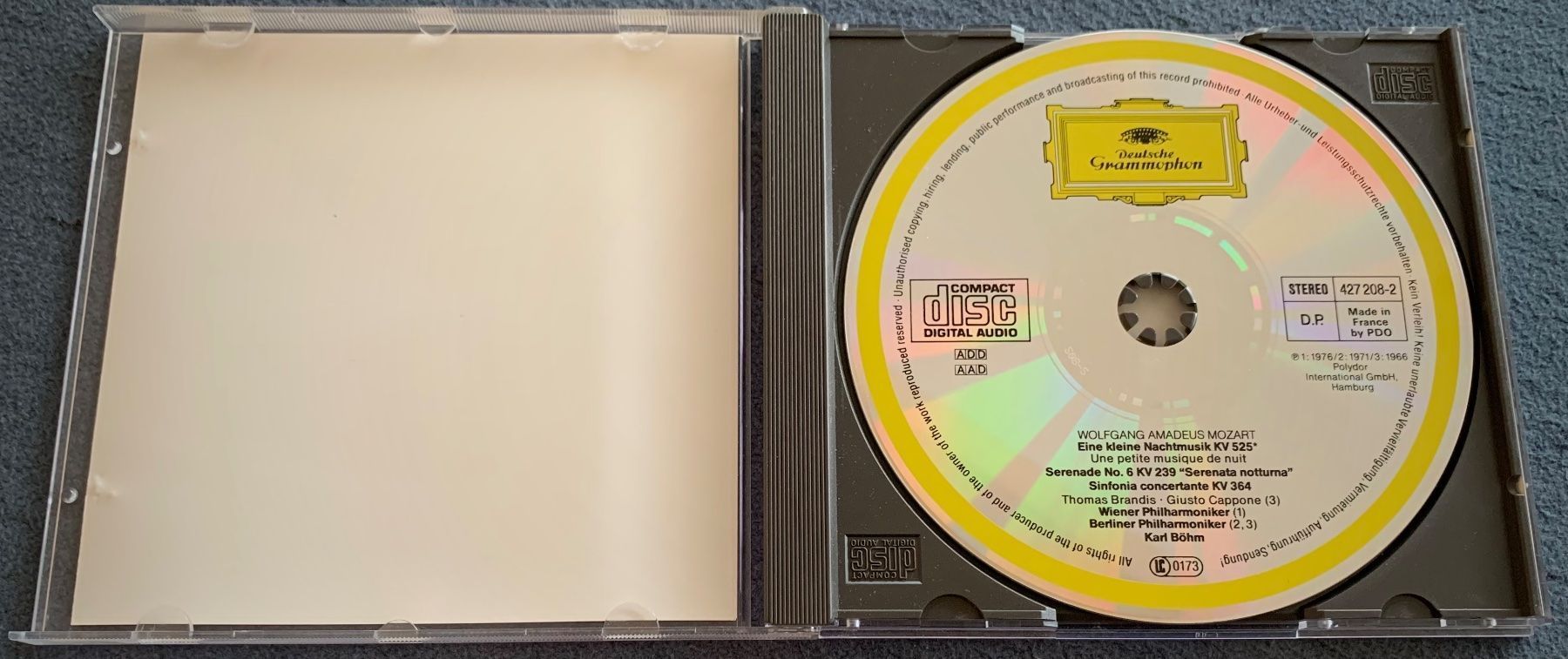 CD: Mozart  "Berühmte Meisterwerke" CD 1 – Usato da Spiez venduto da martin-7973 2