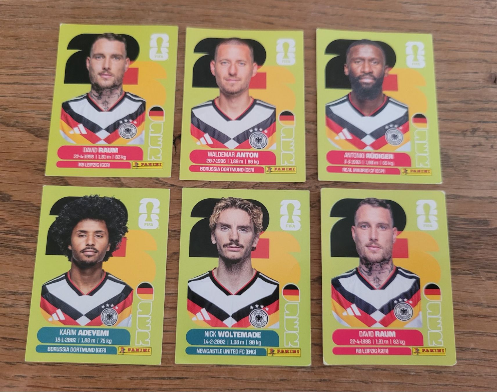 Panini Carte collezionabili: Panini Deutschland GER4, 6, 7, 19, 20 – Usato da Kriens venduto da KTP