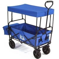 56602 - Bollerwagen - BLAU Strandwagen Kinderwagen