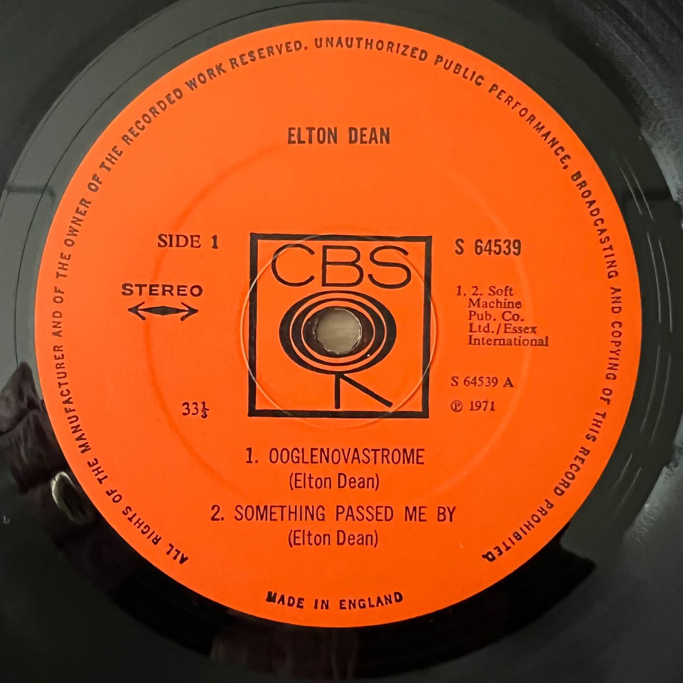 Schallplatten: Elton Dean - Same / 1. UK-Press. 1971 - Very nice Copy – Gebraucht aus Gais von soundcave57 3