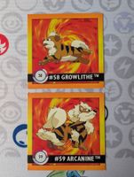 🇬🇧Pokemon Stickers Serie 1 Artbox Growlithe/Arcanine ENG