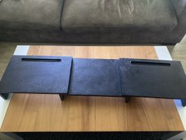 Monitorerhöhung schwarz verstellbar
