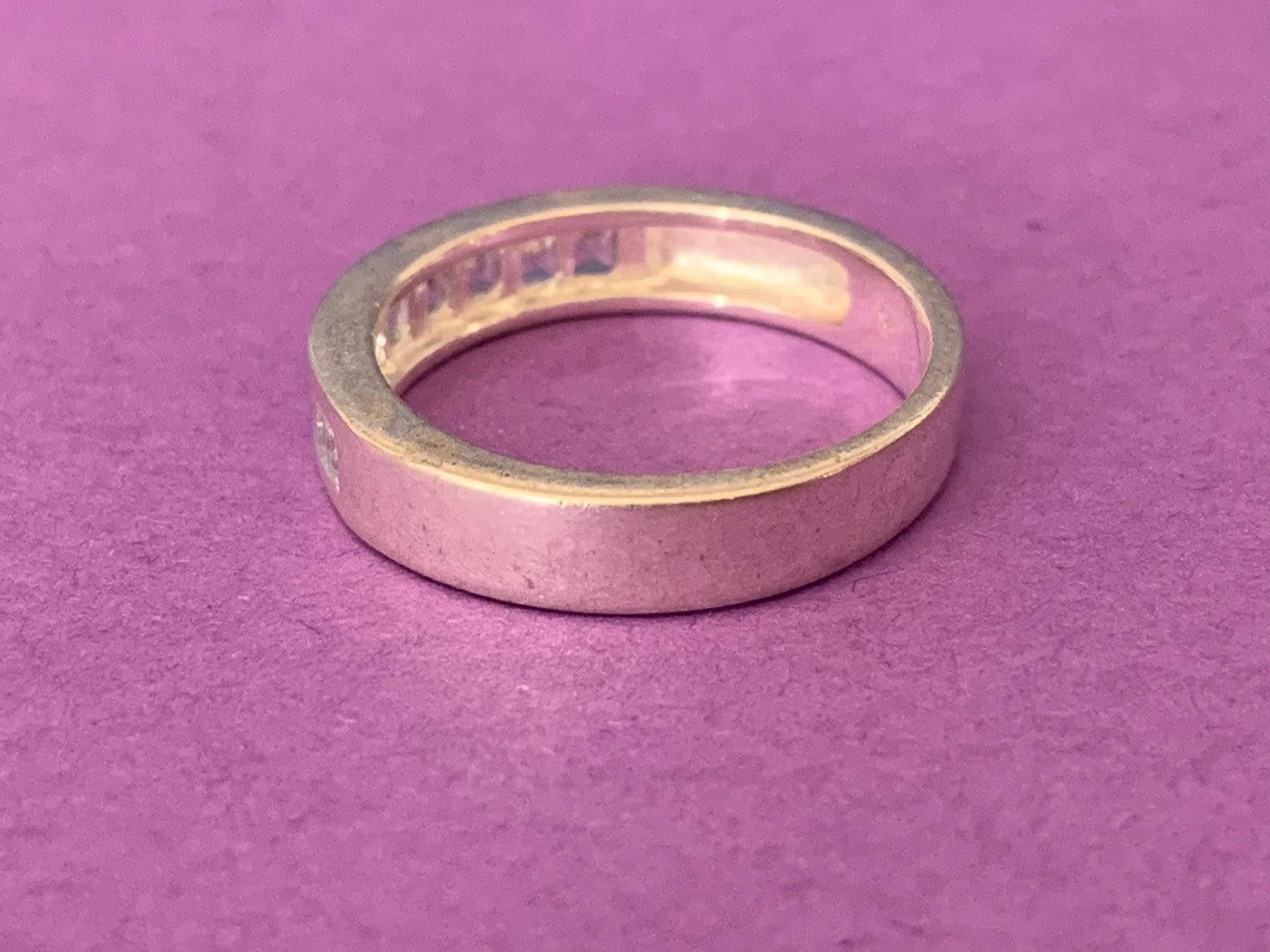 Ringe: Silberring hellblauer Schweif (55) – Gebraucht aus Laufen von belleskulptur 6