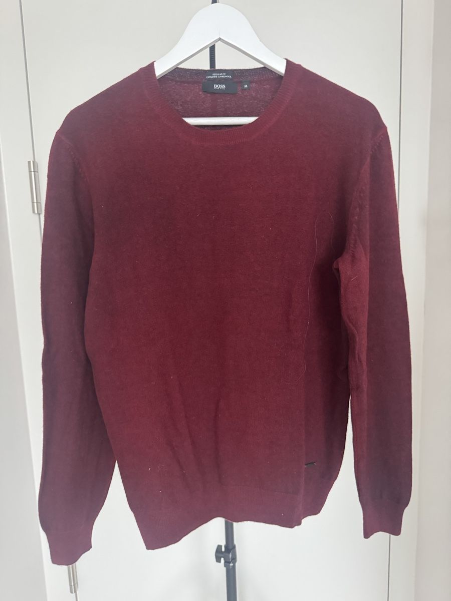 Hugo Boss Maglioni & Felpe: Hugo Boss Wollpullover Herren, bordeauxrot, Gr. M – Usato da Zug venduto da zla_t2vr