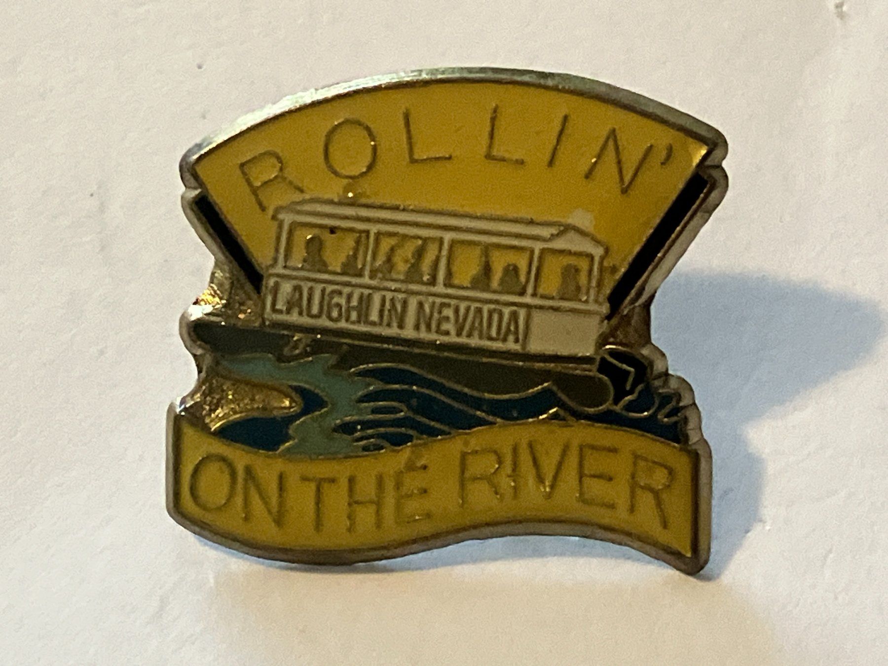 Placchette & Badge: 1 Pin Laughlin Nevada Rolling on the River – Usato da Basel venduto da djwwpp