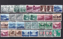 Pro Patria Briefmarken Lot 1954-1961