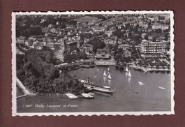 LAUSANNE - Ouchy vu d'avion - 1955