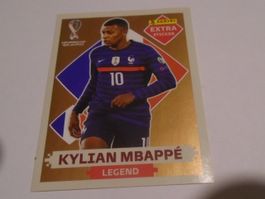 1 Panini WM 2022 Kylian Mbappé EXTRA Sticker Legende