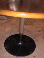 Runder Holztisch Esstisch Wohnkühe usw. Vintage Mid-Cen...