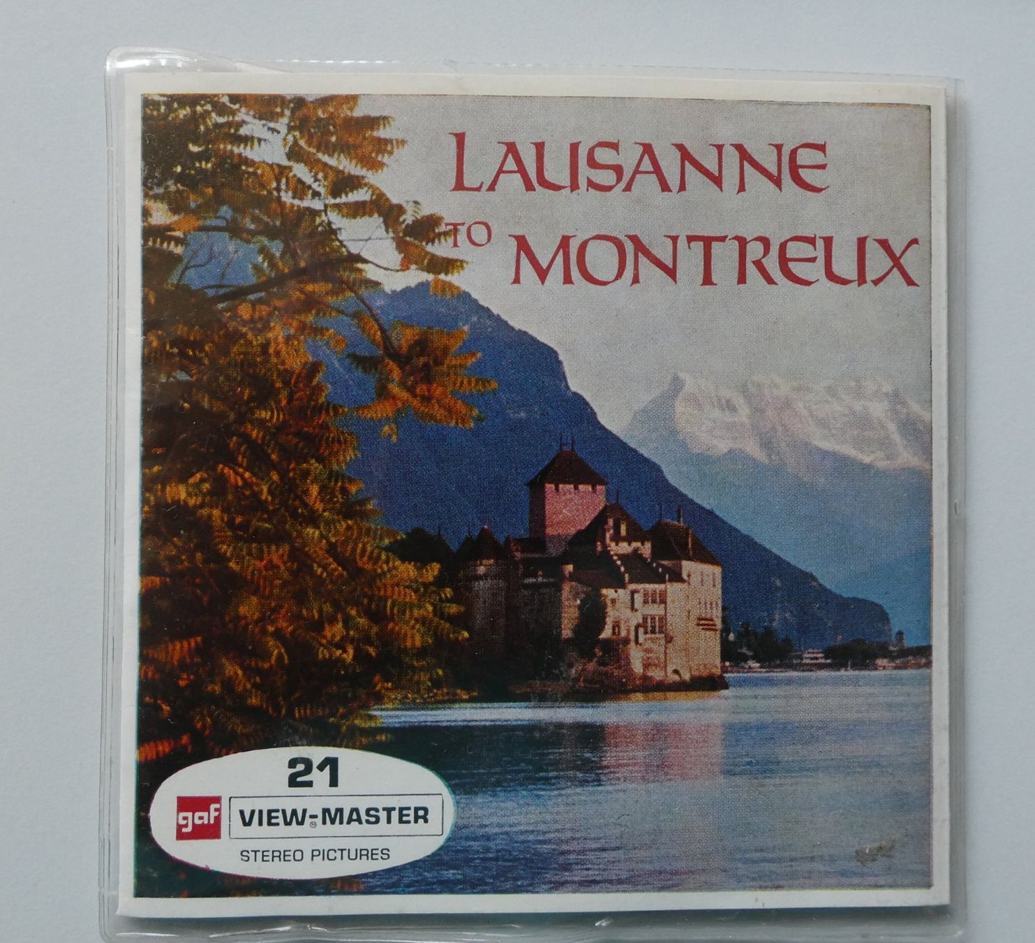 View-master Giocattoli: View-Master gaf rot Viewmaster 3D Scheiben Sawyer's View – Usato da Frauenfeld venduto da Astra13 9