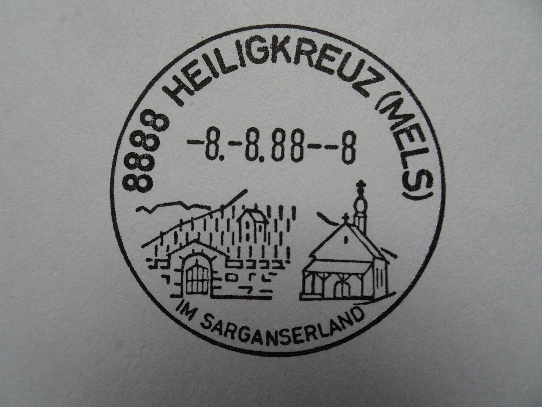 Stempel: 8.8.88--8 – Neu (gemäss Beschreibung) aus Aadorf von Chnorli-Furz 1
