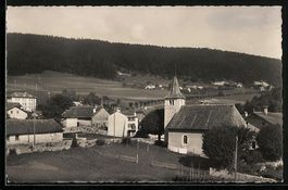 AK Rochefort /NE, Ortspartie mit Kirche