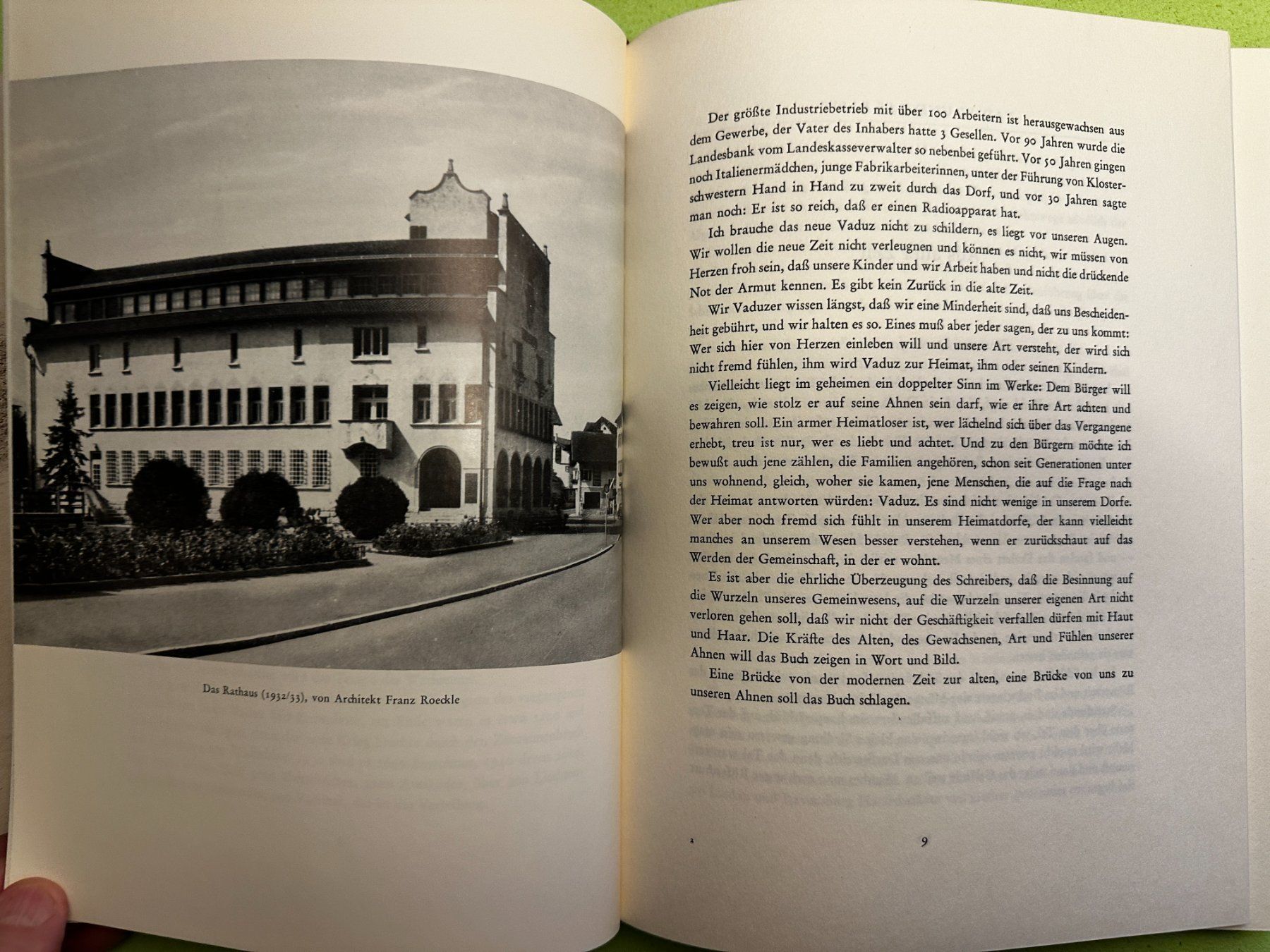 Libri: Otto Seger: Vaduz. Ein Heimatbuch. 1956 – Usato da Zürich venduto da allp 5