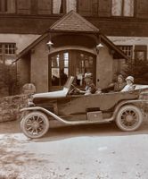 Privatfoto, Unikat - Oldtimer Auto um 1920