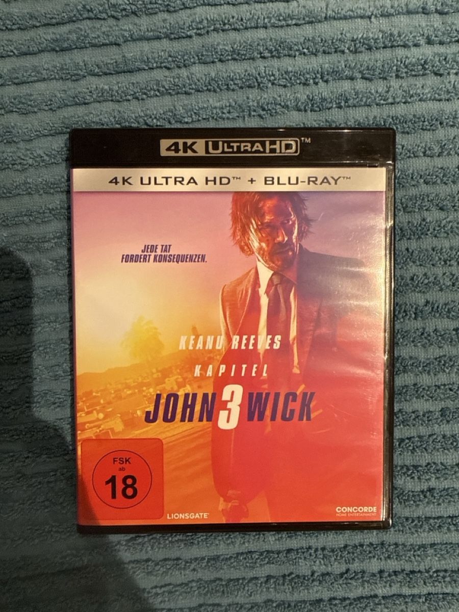 Alle DVDs: John Wick 3 4K Ultra HD Blu-ray – Gebraucht aus Buchs SG von Tolm