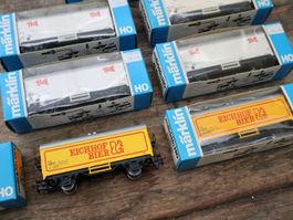 Märklin 7 x SBB Wagen Bell/Eichhof Schweiz 4535/4420 - H0