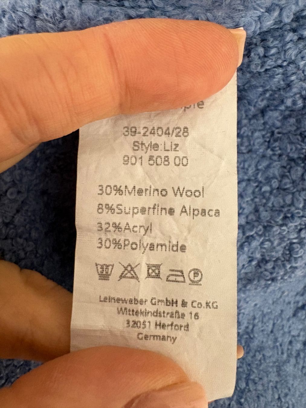 Brax Maglioni & Felpe: Brax Pullover hellblau Gr. 38 Merino Alpaka Sherling weich – Nuovo (secondo la descrizione) da Regensdorf venduto da secondchancefashion 6