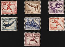 Deutsches Reich Briefmarken-Satz von 1936 7er Satz Olympiade