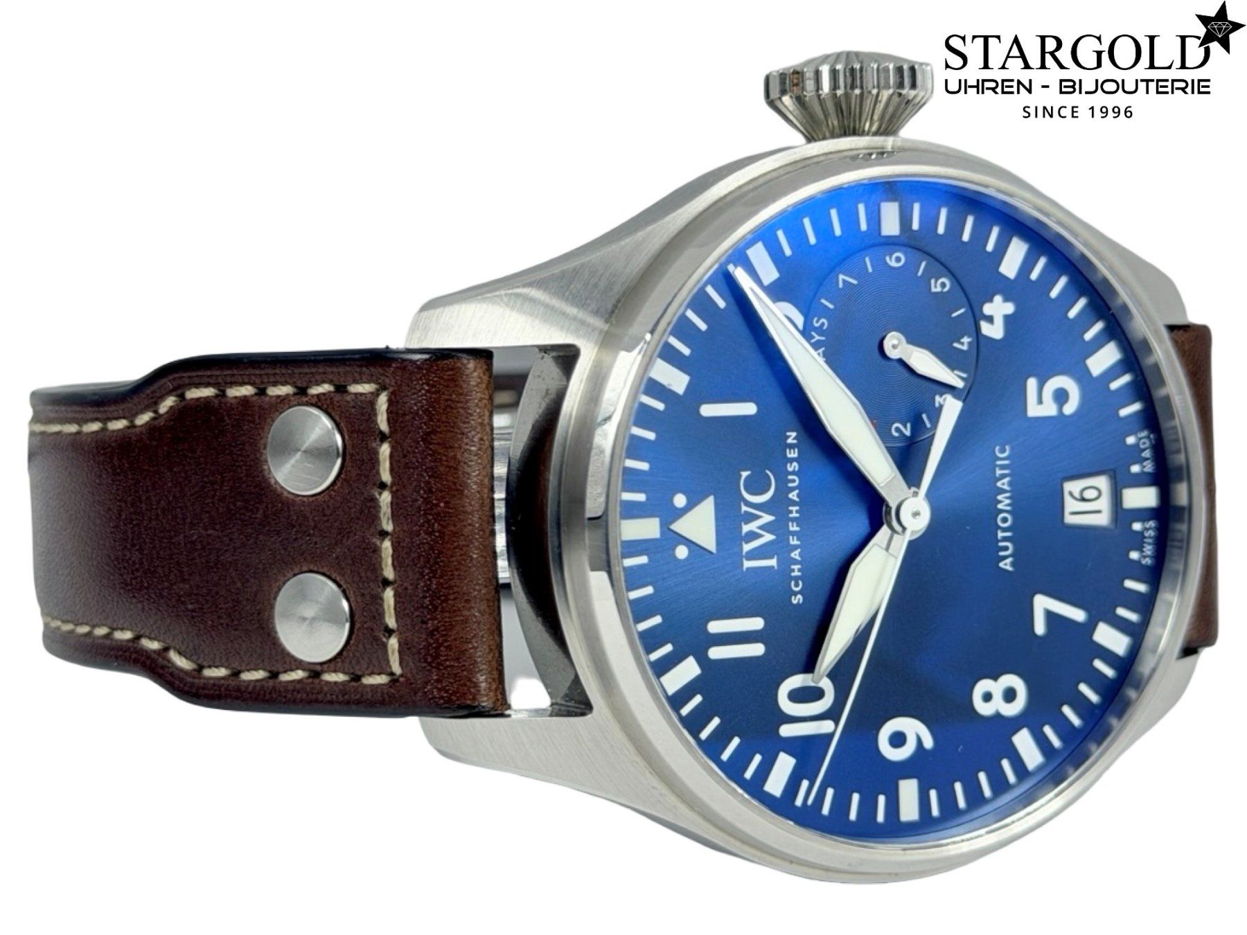 IWC Uhren: IWC Fliegeruhr Big Pilot - IW501002 – Gebraucht aus Zürich von Stargold-Uhren 3