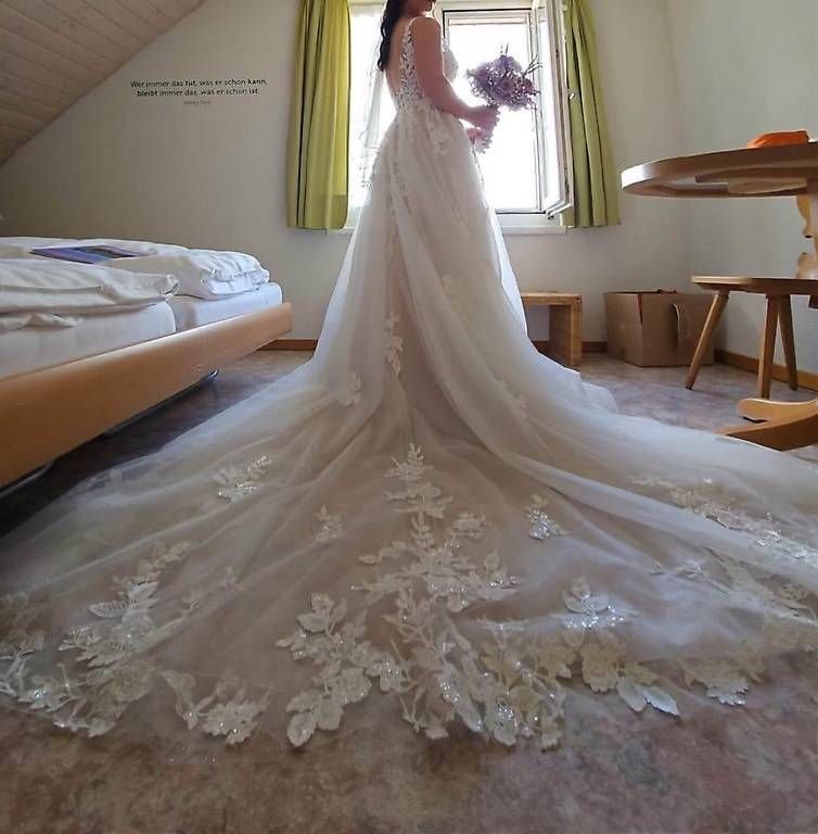 Vestiti: Hochzeitskleid Gr. 38 – Usato da Aarau venduto da kau_2fcp