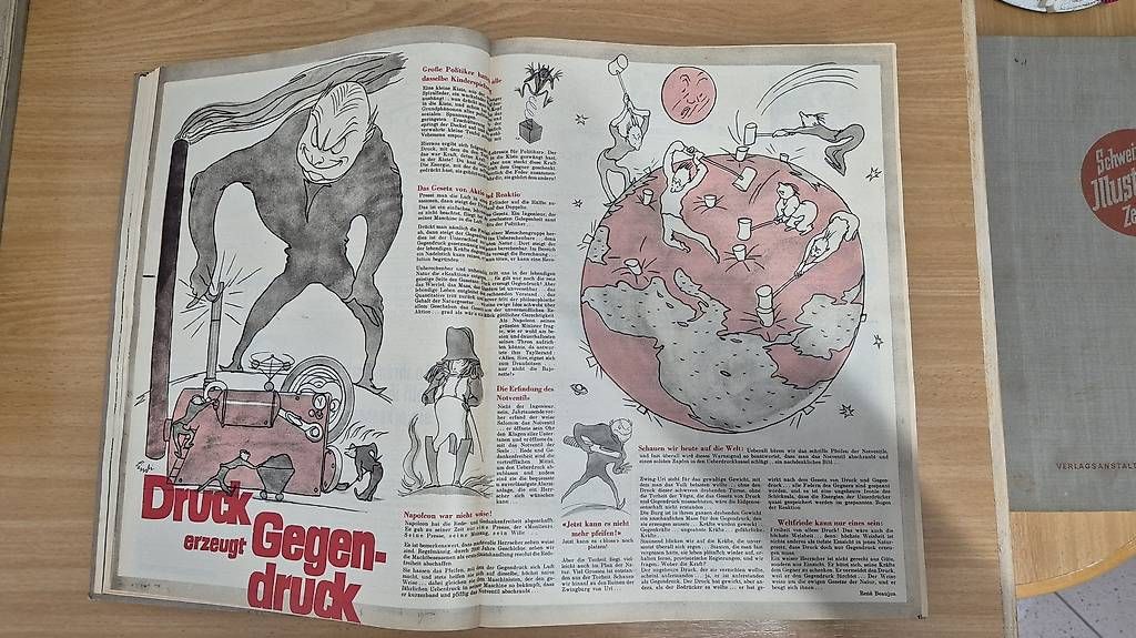 Zeitschriften & Magazine: Schweizer Illustrierte Zeitung, Bände 1943/44/45  – Gebraucht aus Embrach von Beteigeuze 9