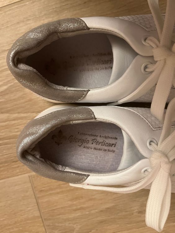 Georgio Perticari white sneakers, size 38 6
