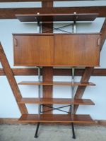 Büchergestell 60er Jahre Vintage Design mit Korpus 4 Tablare
