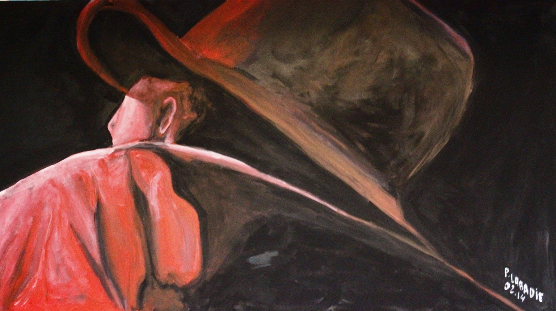 Foto & Immagini: "Cowboy Rouge" Acryl auf Leinwand – Usato da Schaffhausen venduto da amwr 3