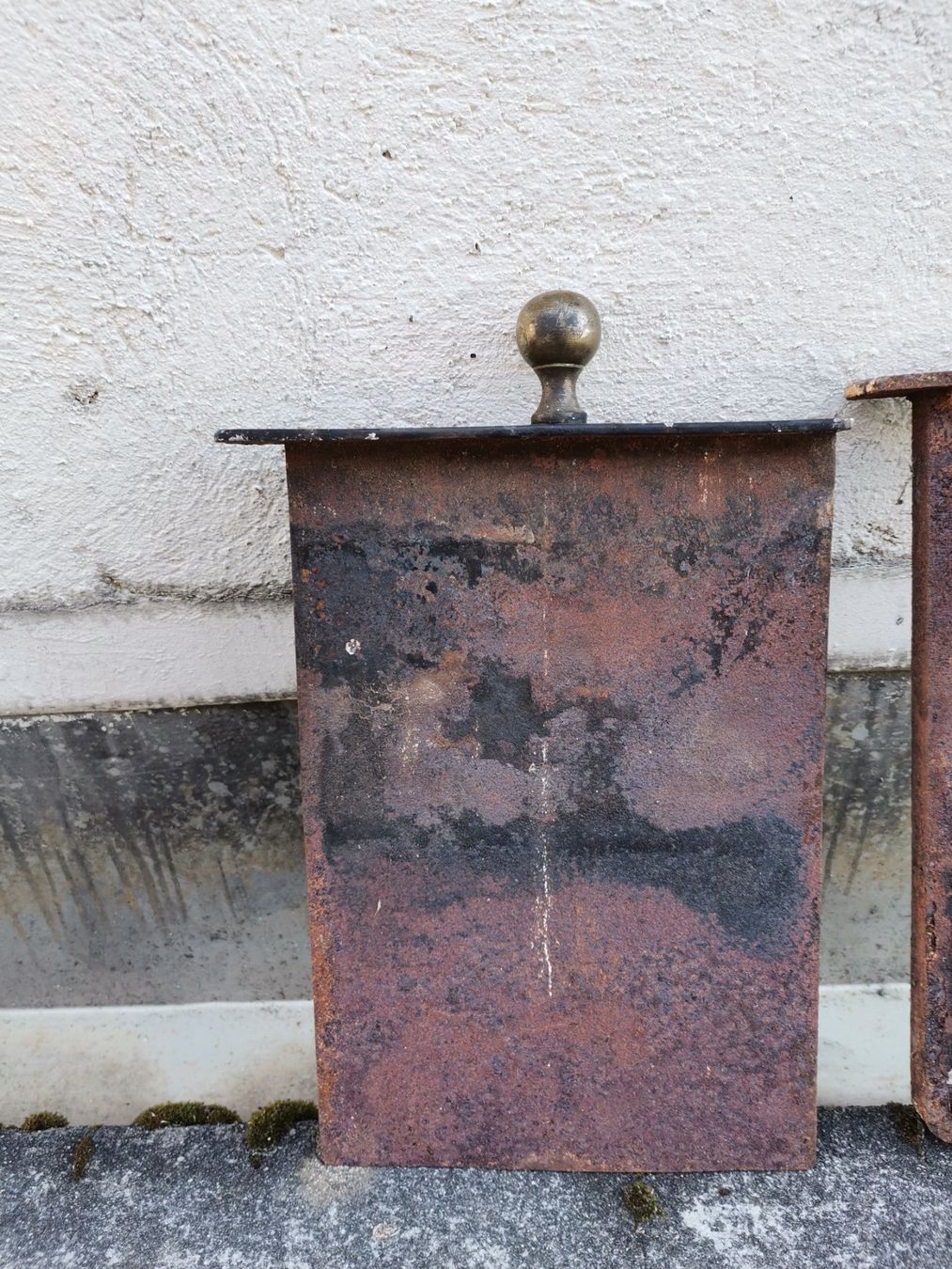 Sonstiges antikes Mobiliar: Alter Schieber, Luftschieber, Ofenteil, Ofen Luftschieber, S – Gebraucht aus Wiedlisbach von materialkreislauf 4