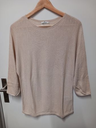 Tom Tailor Pullover Gr.S Leinen/Baumwolle, beige