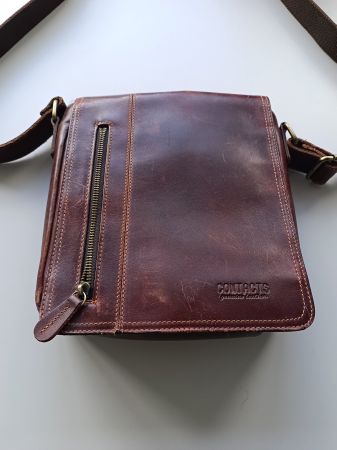 Sac bandoulière homme en cuir