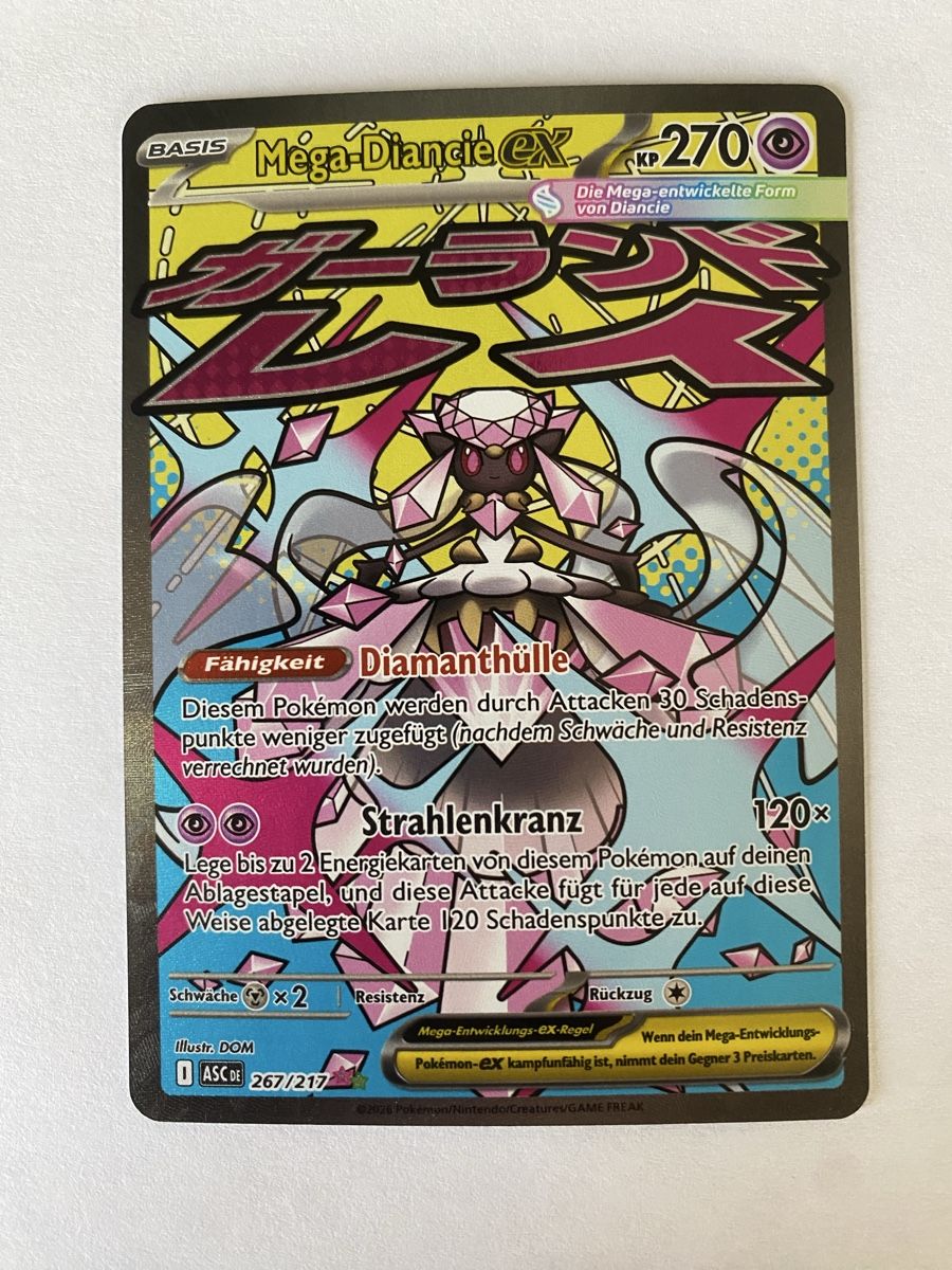 Pokémon Carte collezionabili: Mega Diancie Ex Asc – Nuovo (secondo la descrizione) da Herznach venduto da Terratemptrop