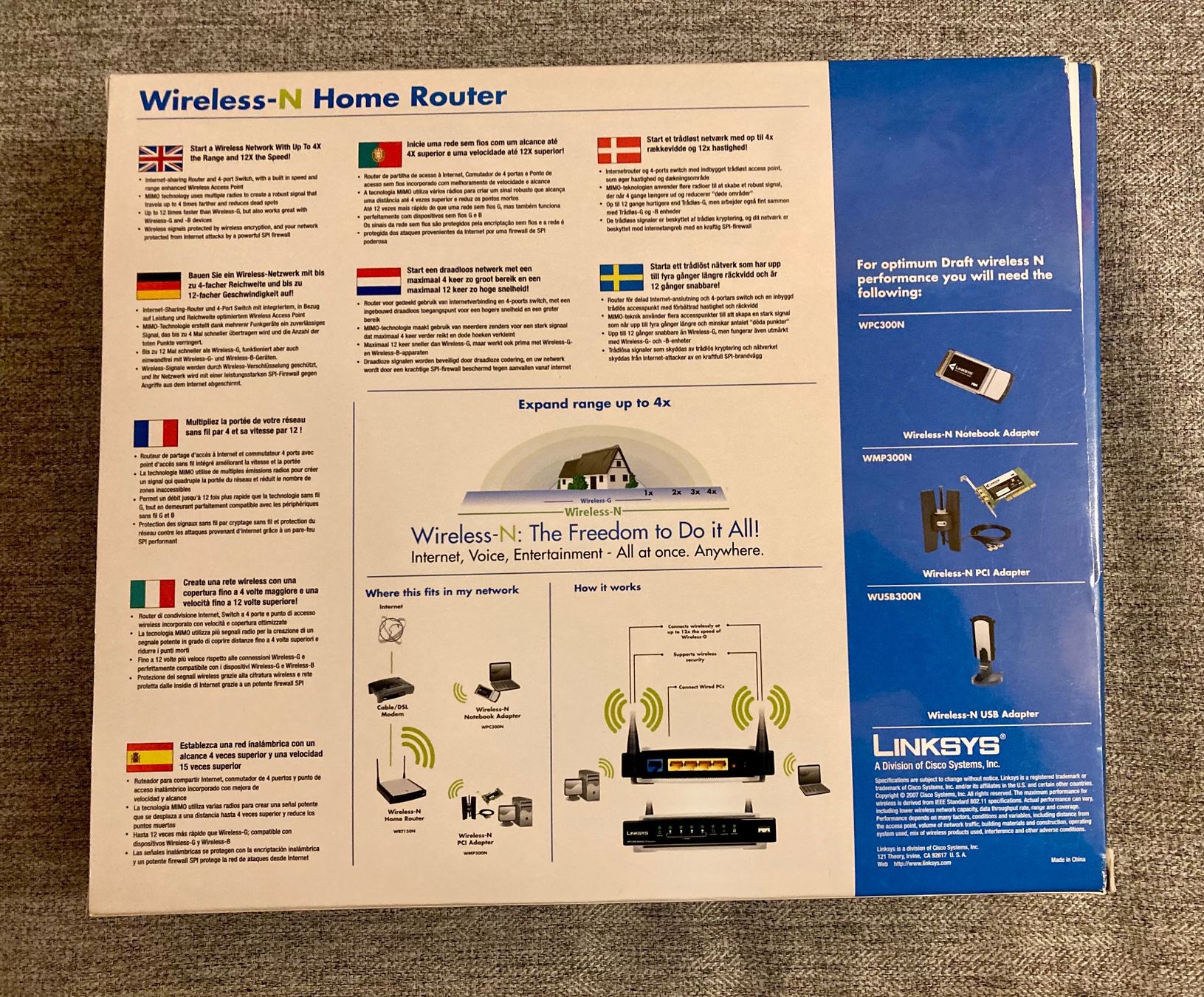 Linksys Modem & Router: Linksys Wireless-N Home Router – Usato da Seuzach venduto da foifer 3