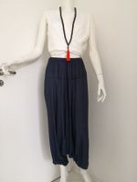 🤩3 STK: BOHO-CHIC YOGA-HOSE DUNKELBLAU &HAUSSCHUHE &D&G P.