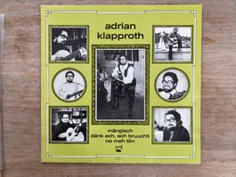 Adrian Klapproth - LP - signiert- Luzerner Troubadours