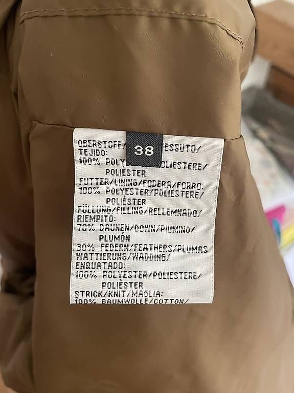 Giacche: Braune Daunenjacke Marco Polo, Grösse 38 – Usato da Zürich venduto da pinkargus 3