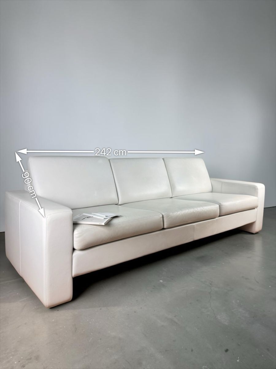Sofas: COR Germany 3-Sitzer-Sofa, echtes Nappaleder, cremeweiß – Gebraucht aus Bachenbülach von Sofalab.swiss 7