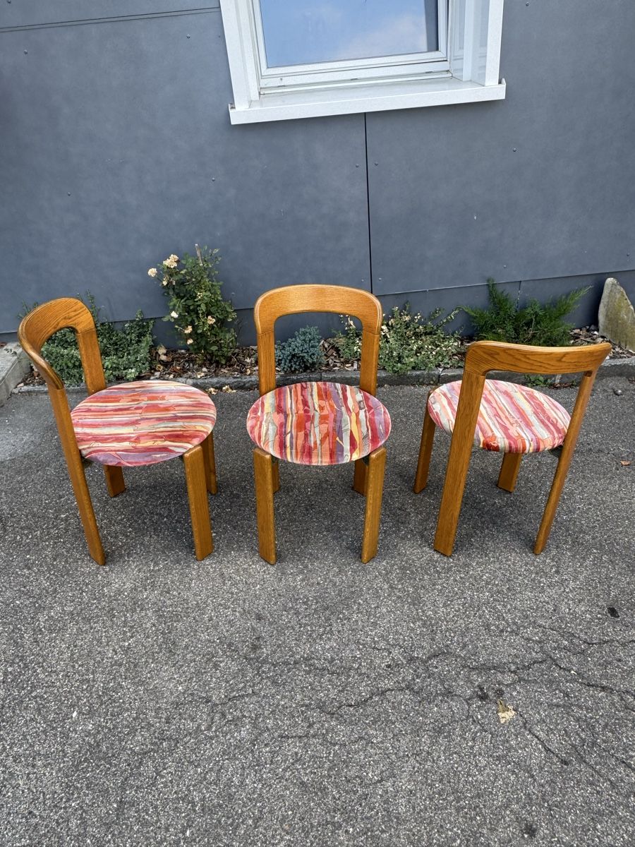 Dietiker Stühle: 3 er Set Brune Rey Stühle von Dietiker – Gebraucht aus St. Gallen von J00rdin 1