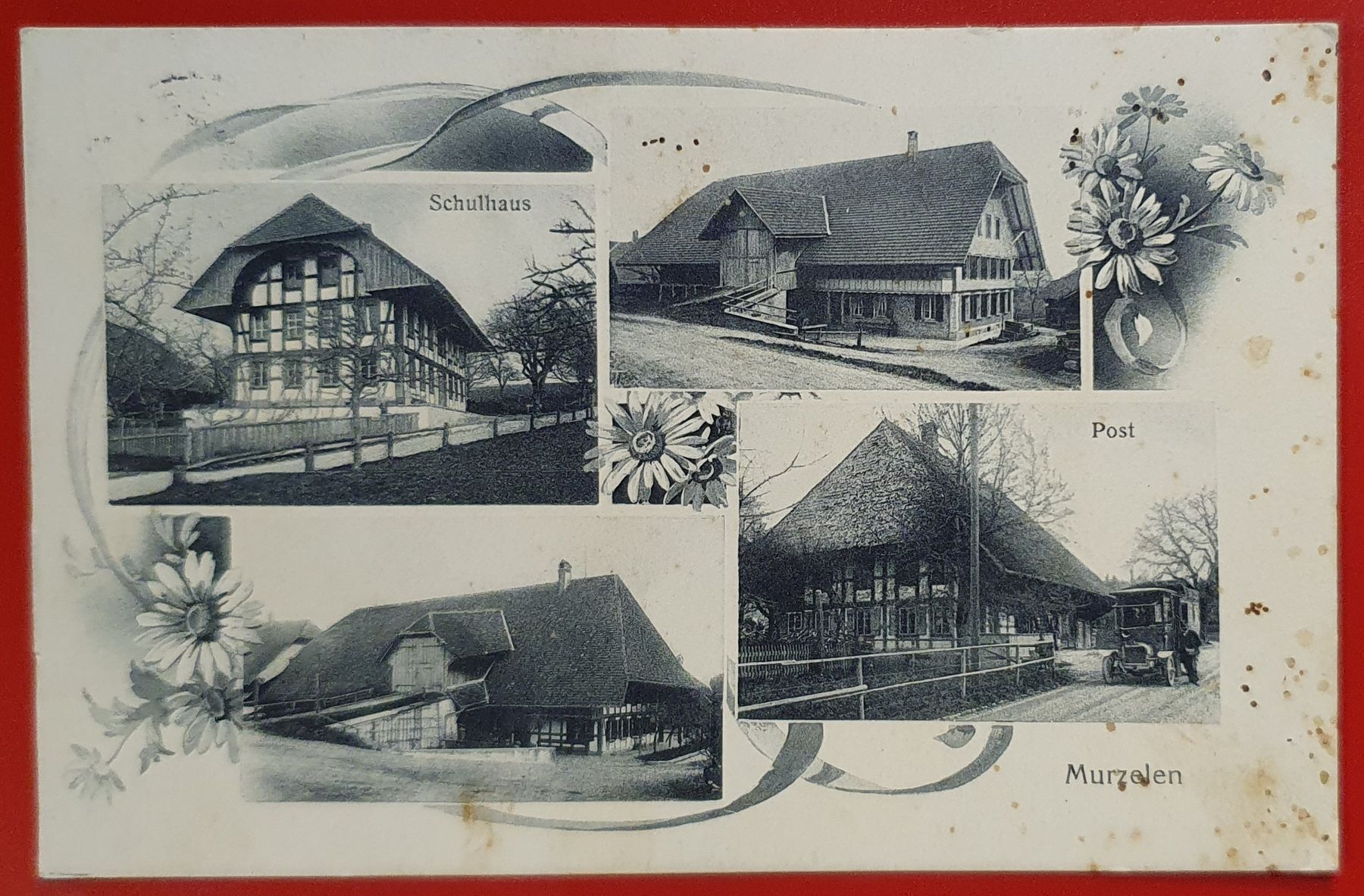 Cartoline postali: Murzelen BE, 1917 - 4 Ansichten – Usato da Kreuzlingen venduto da Rschweiz1