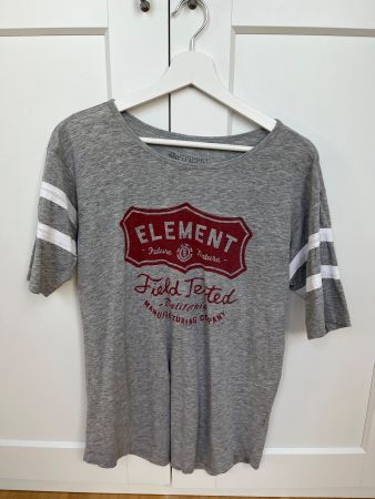 Graues T-Shirt von Element, Grösse S, Guter Zustand