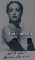 Dorothy Lamour (1914-1996) Schauspielerin - Autogramm