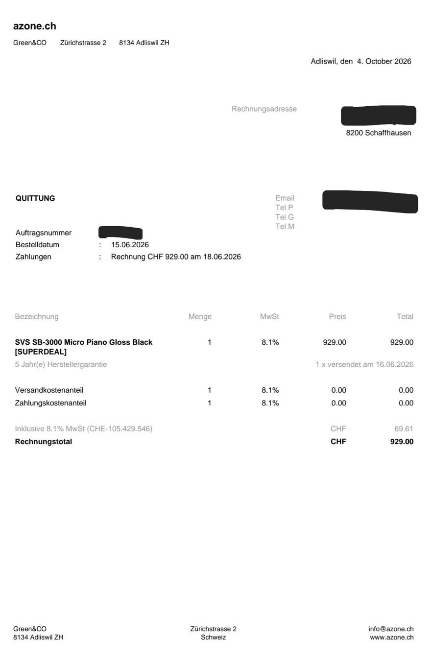 SVS Lautsprecher: SVS SB-3000 Micro Piano Gloss Black – Gebraucht aus Schaffhausen von pagico 7