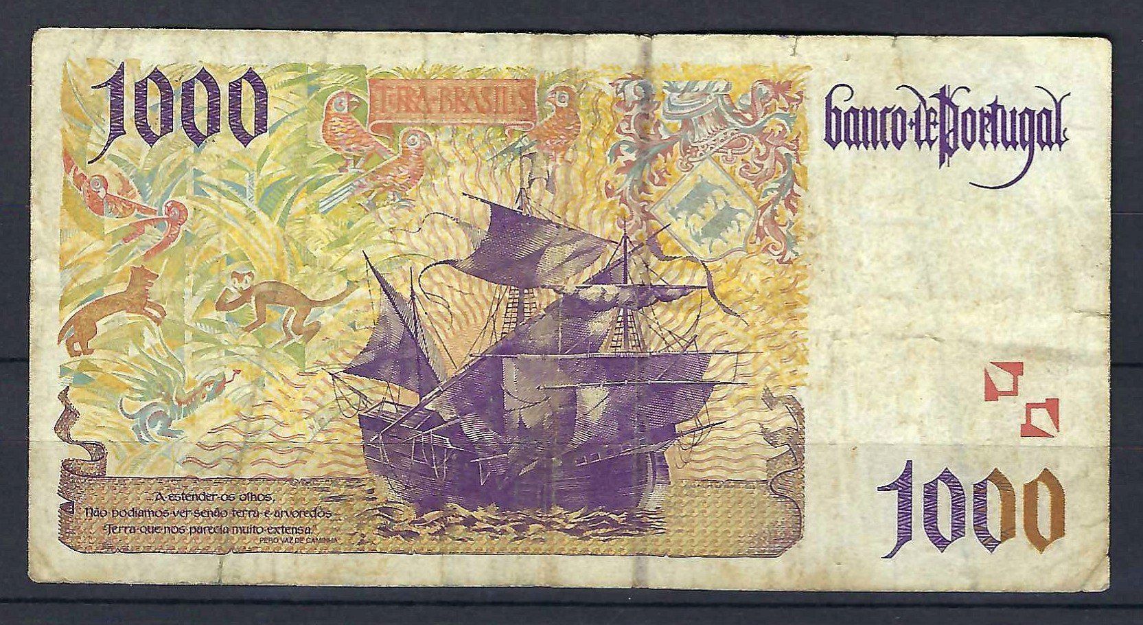 Banconote: Portugal 1000 esc. 1998 – Usato da Laupersdorf venduto da Rc.Jb 1