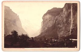 Fotografie Lauterbrunnen, Ortpartie mit 