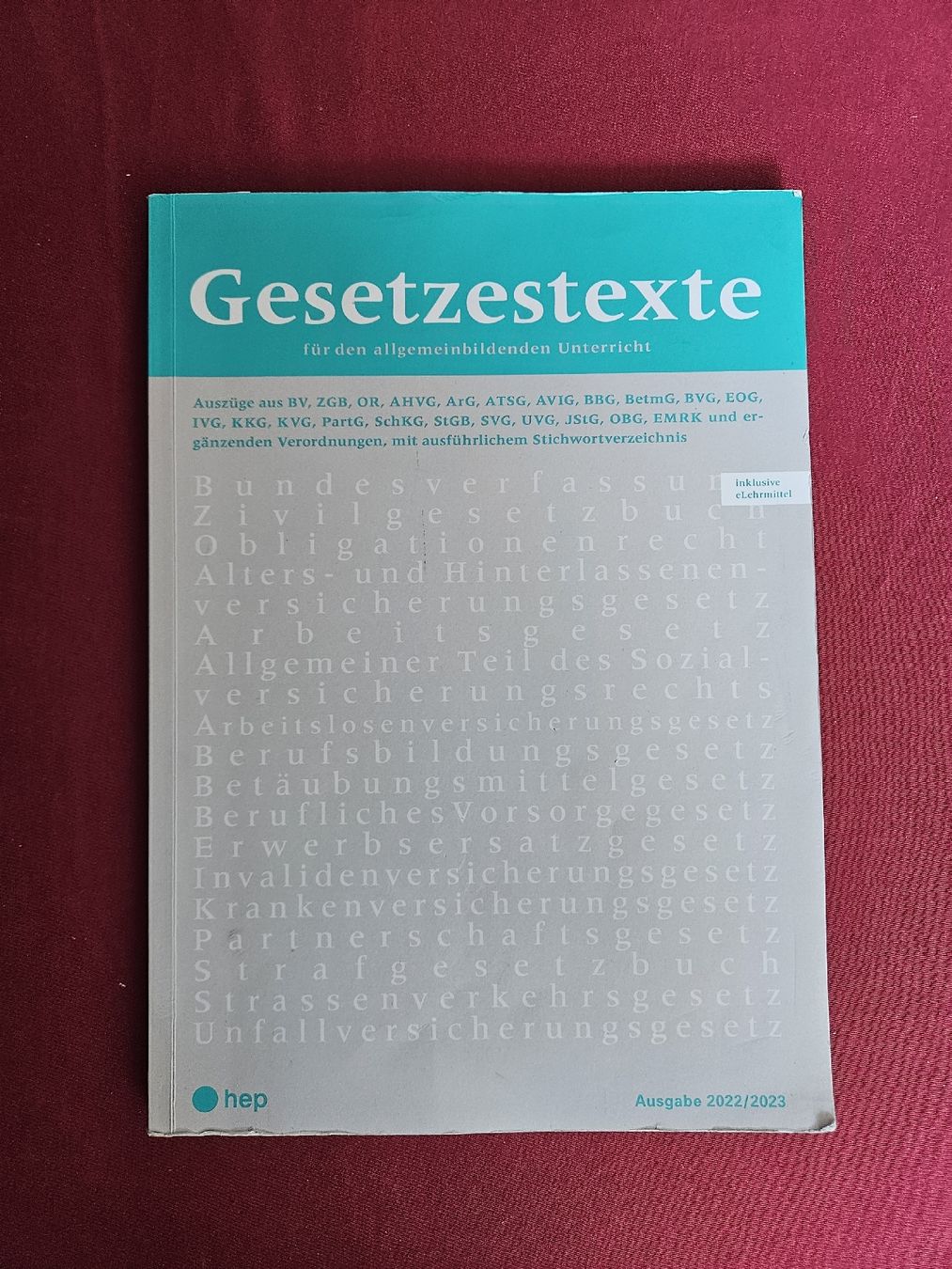 Livres: ABU Gesellschaft + Gesetzestexte hep Verlag – D'occasion à Bern par S.B.P 2