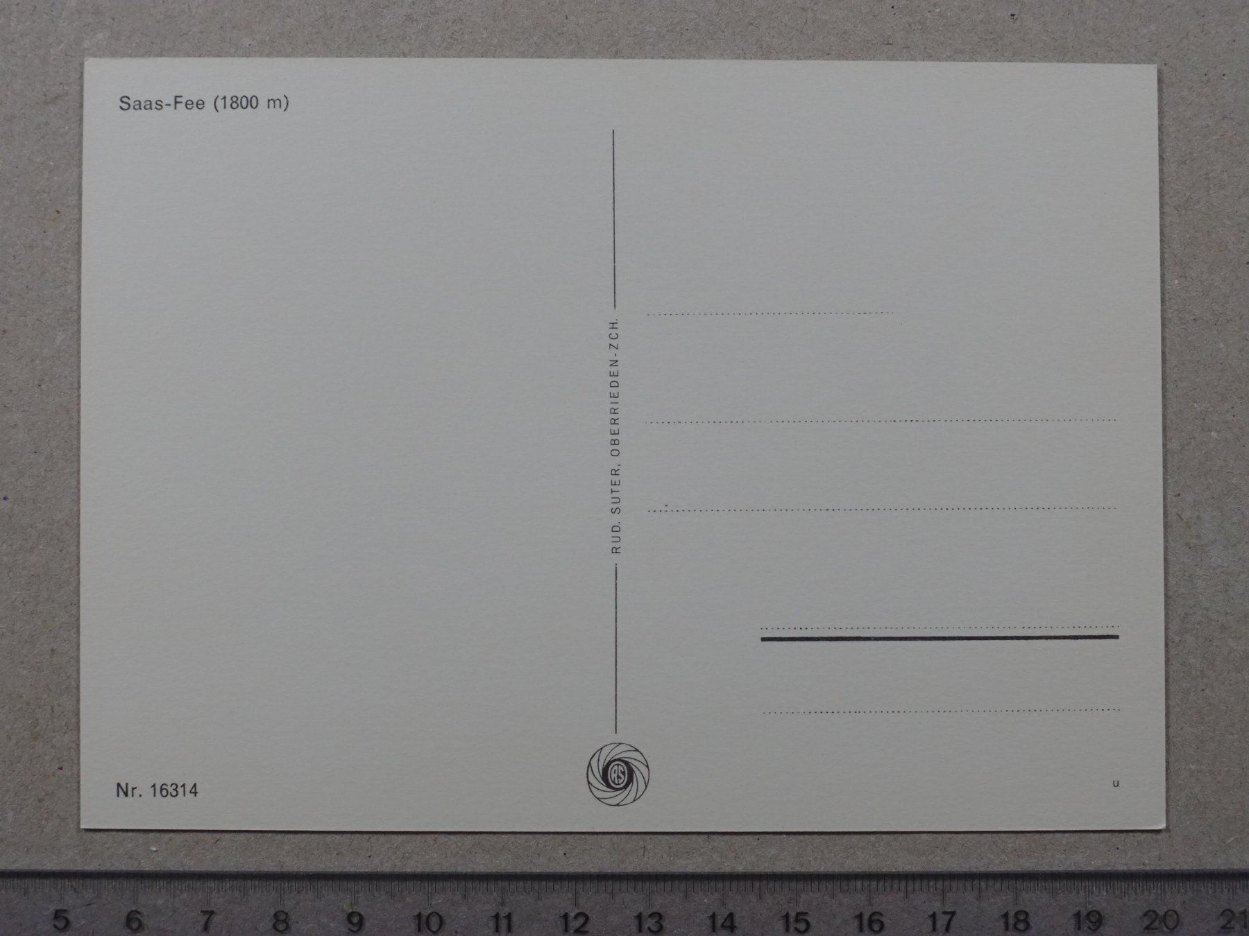 Cartes postales: Saas-Fee – D'occasion à Lenzburg par fh1 1