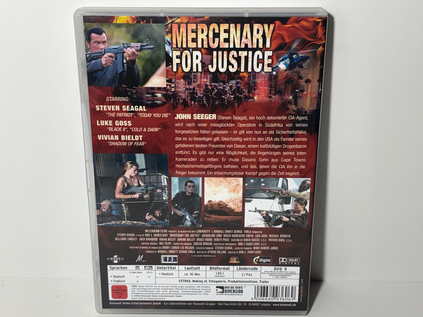Tous les DVDs: Mercenary - Mercenary for Justice DVD – D'occasion à Wilderswil par Sstriker 1