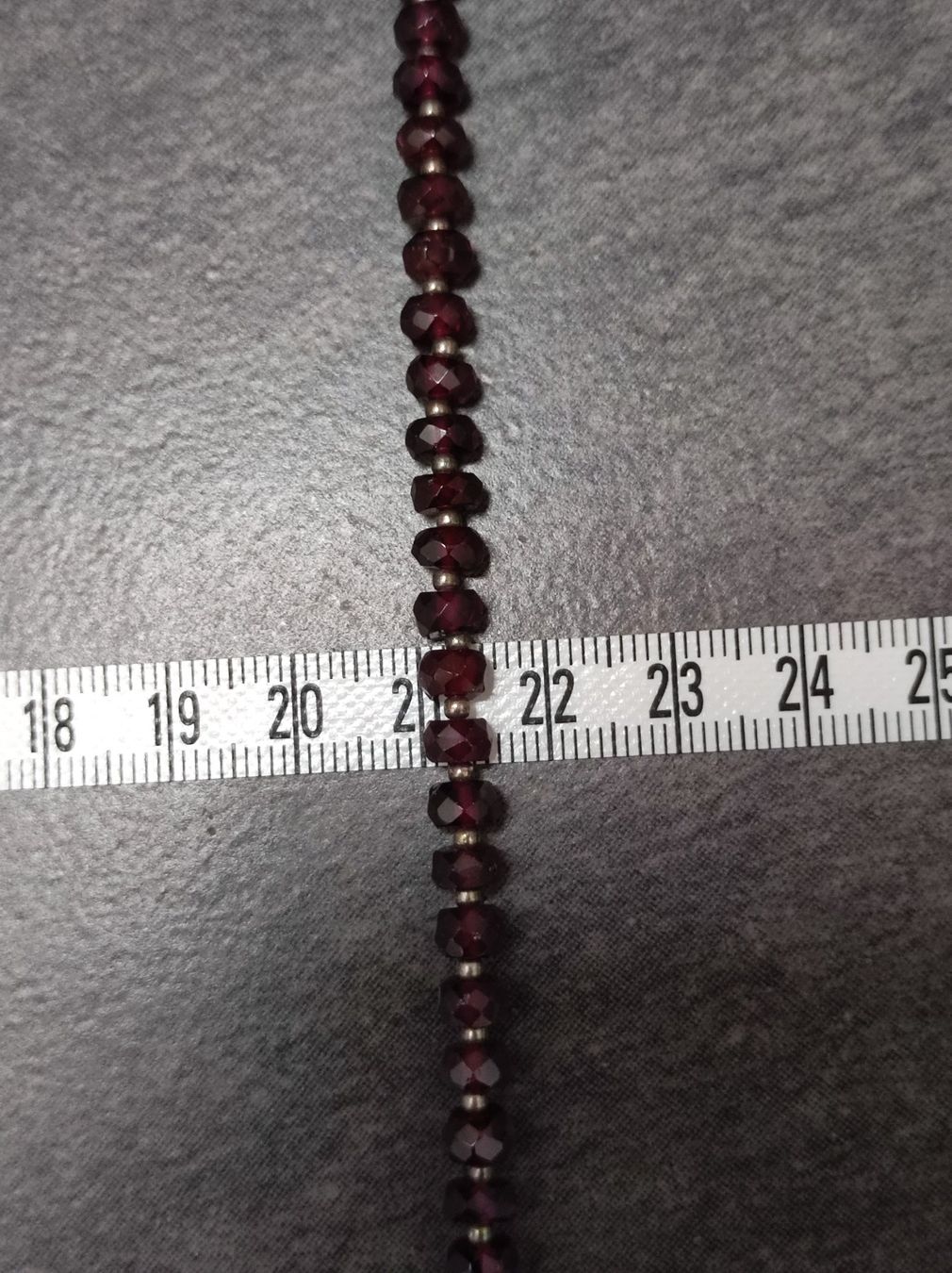 Catenine: Granatkette mit Silber 925 – Usato da Wohlen AG venduto da Tikale 4